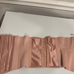 Spanx Satin Shapewear Corset in Soft Pink